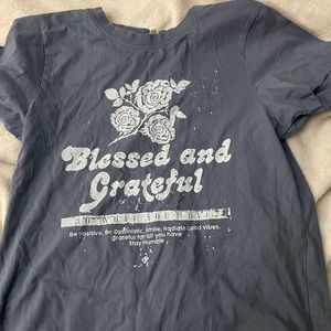 Bless and greatful t shirt